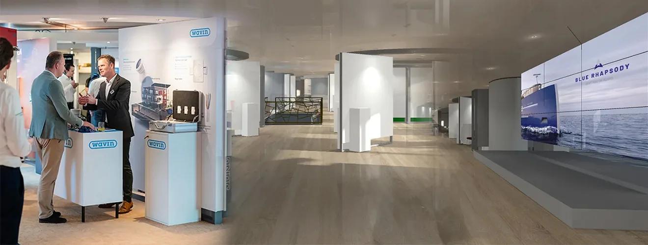 Beurs op de Blue Rhapsody